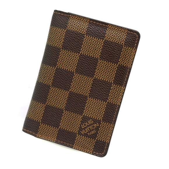 Louis Vuitton Ebene Pochette Damier Case Organizer Brown Business - Picture 1 of 7